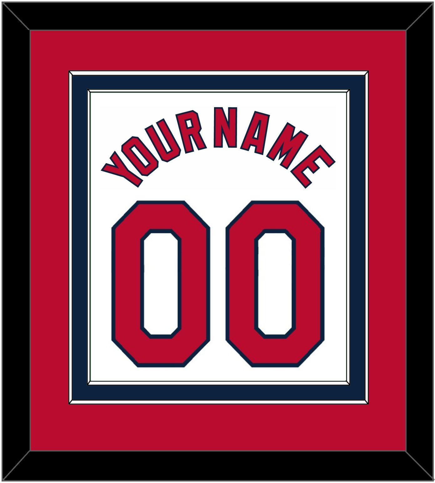 St. Louis Name & Number - Home White (2006-2012) - Signature Tier 2