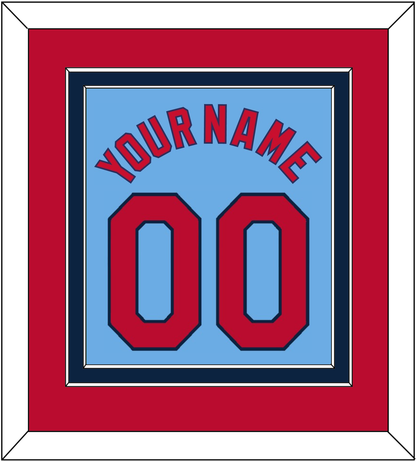 St. Louis Name & Number - Alternate Road Powder Blue - Signature Tier 2