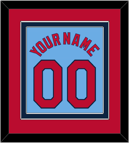 St. Louis Name & Number - Alternate Road Powder Blue - Signature Tier 2