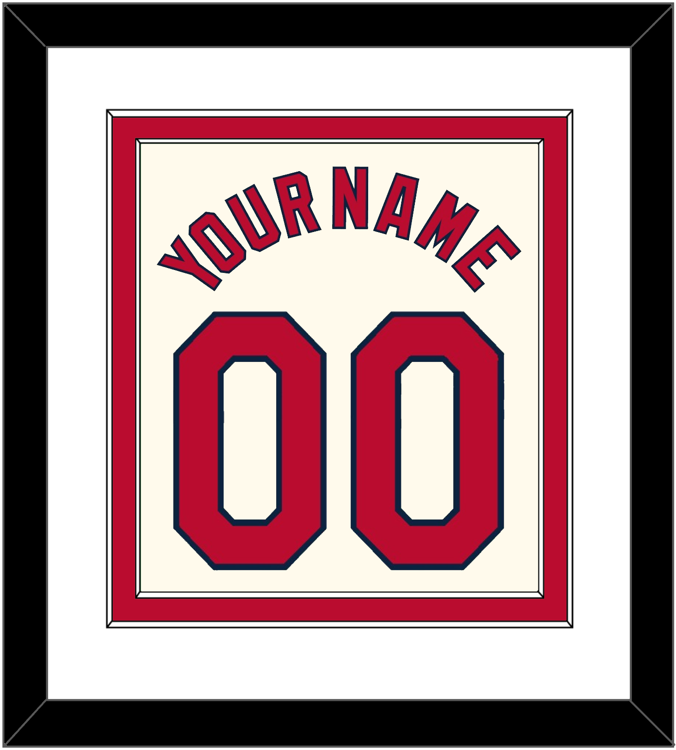 St. Louis Name & Number - Alternate Cream - Signature Tier 1