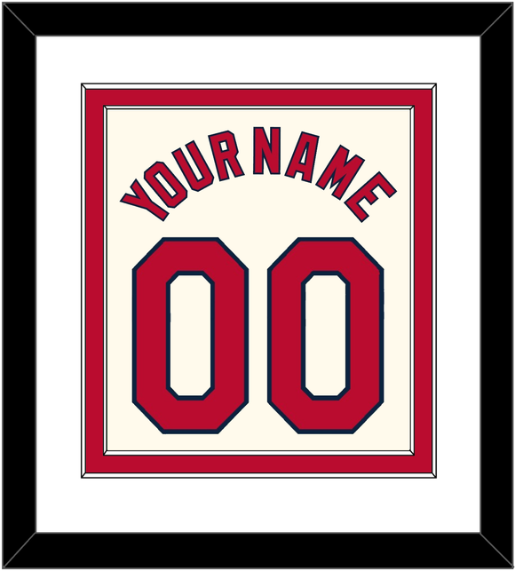 St. Louis Name & Number - Alternate Cream - Double Mat 1