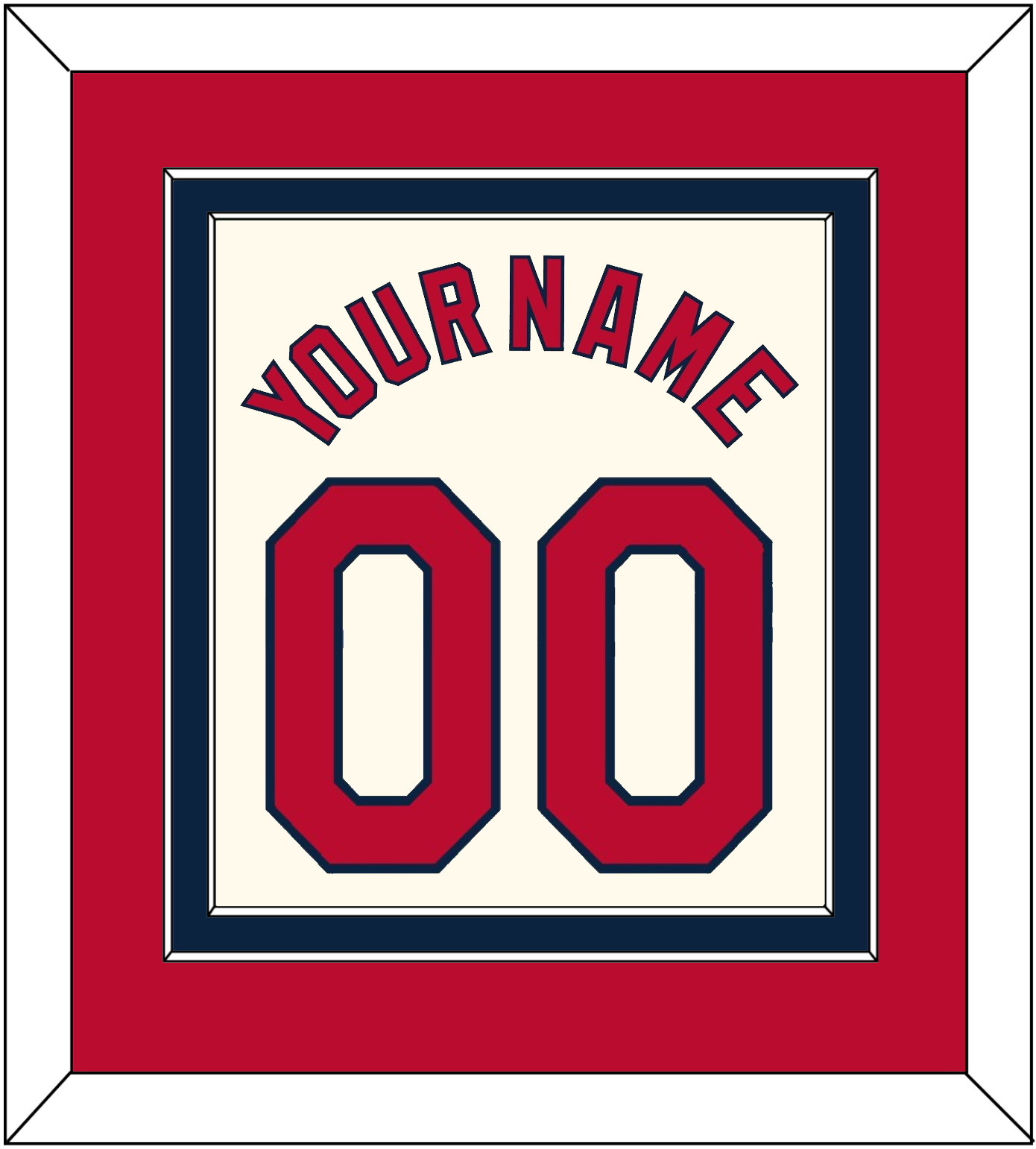 St. Louis Name & Number - Alternate Cream - Signature Tier 2