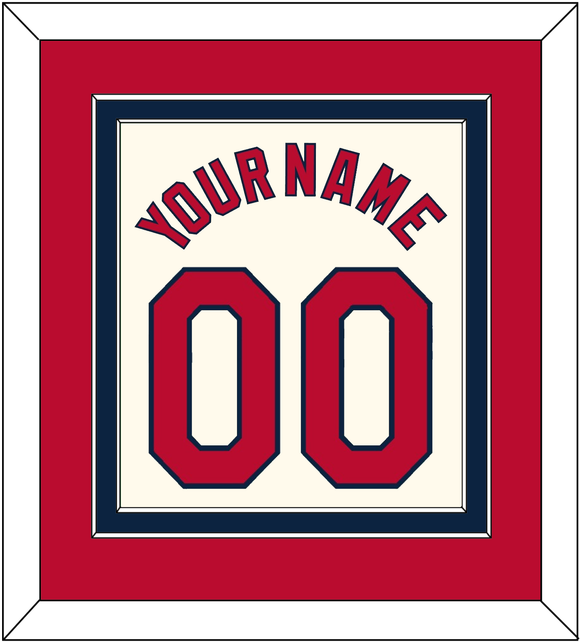 St. Louis Name & Number - Alternate Cream - Double Mat 2