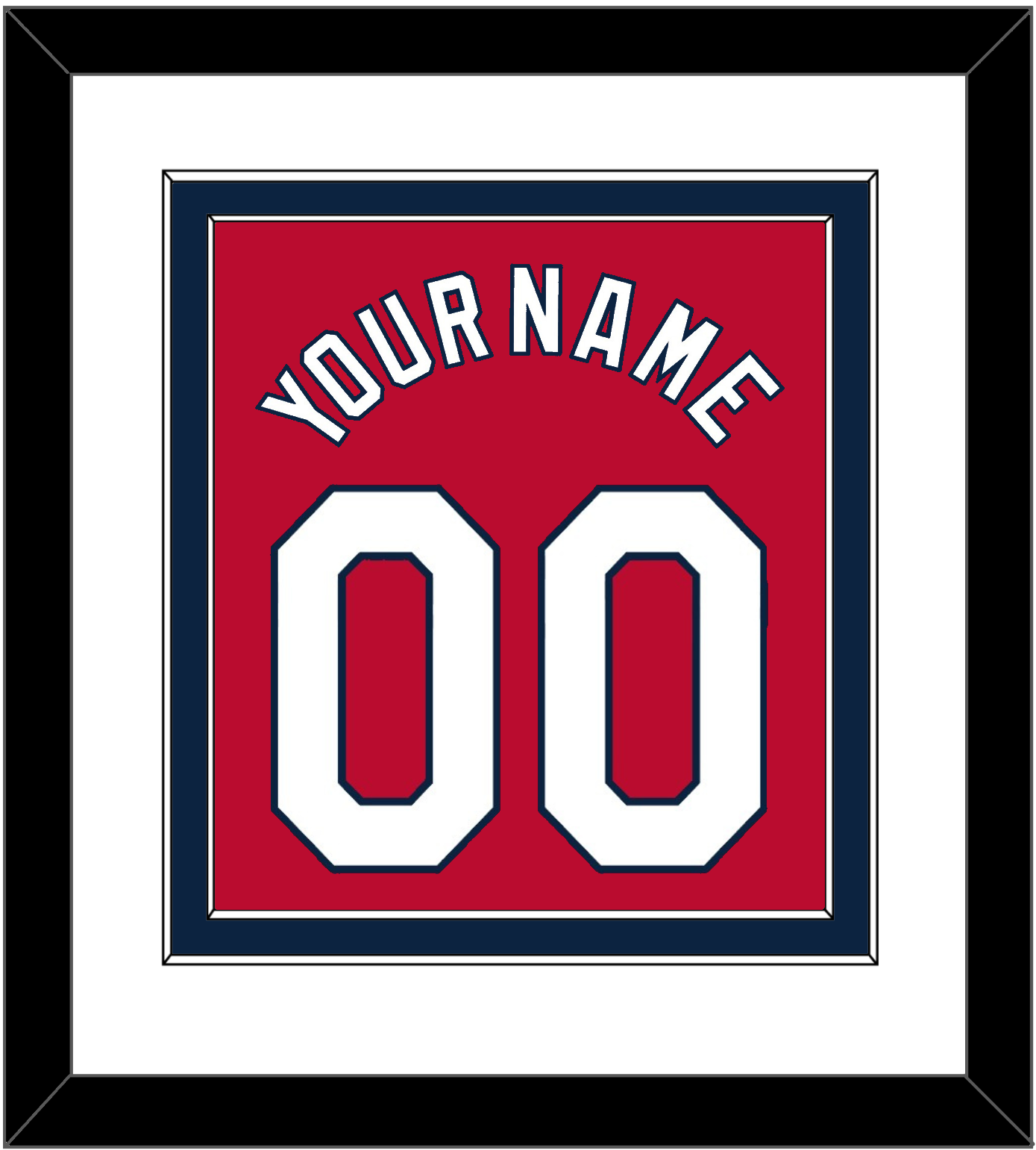 St. Louis Name & Number - Spring Training Red - Signature Tier 1