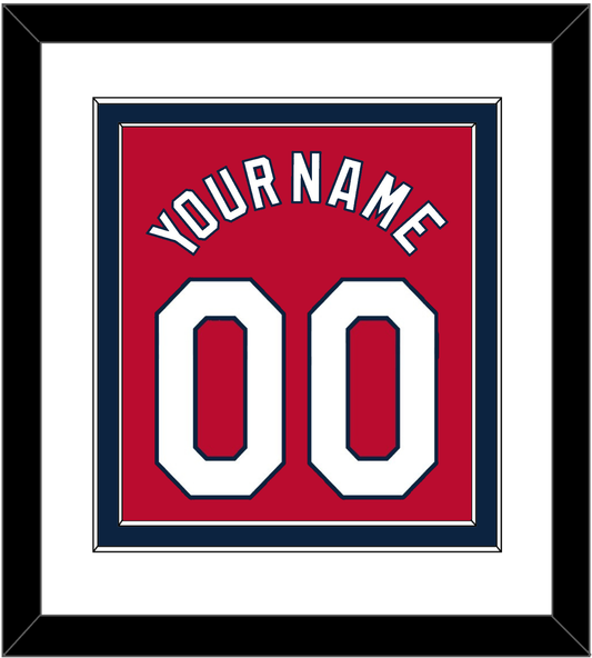 St. Louis Name & Number - Spring Training Red - Signature Tier 1