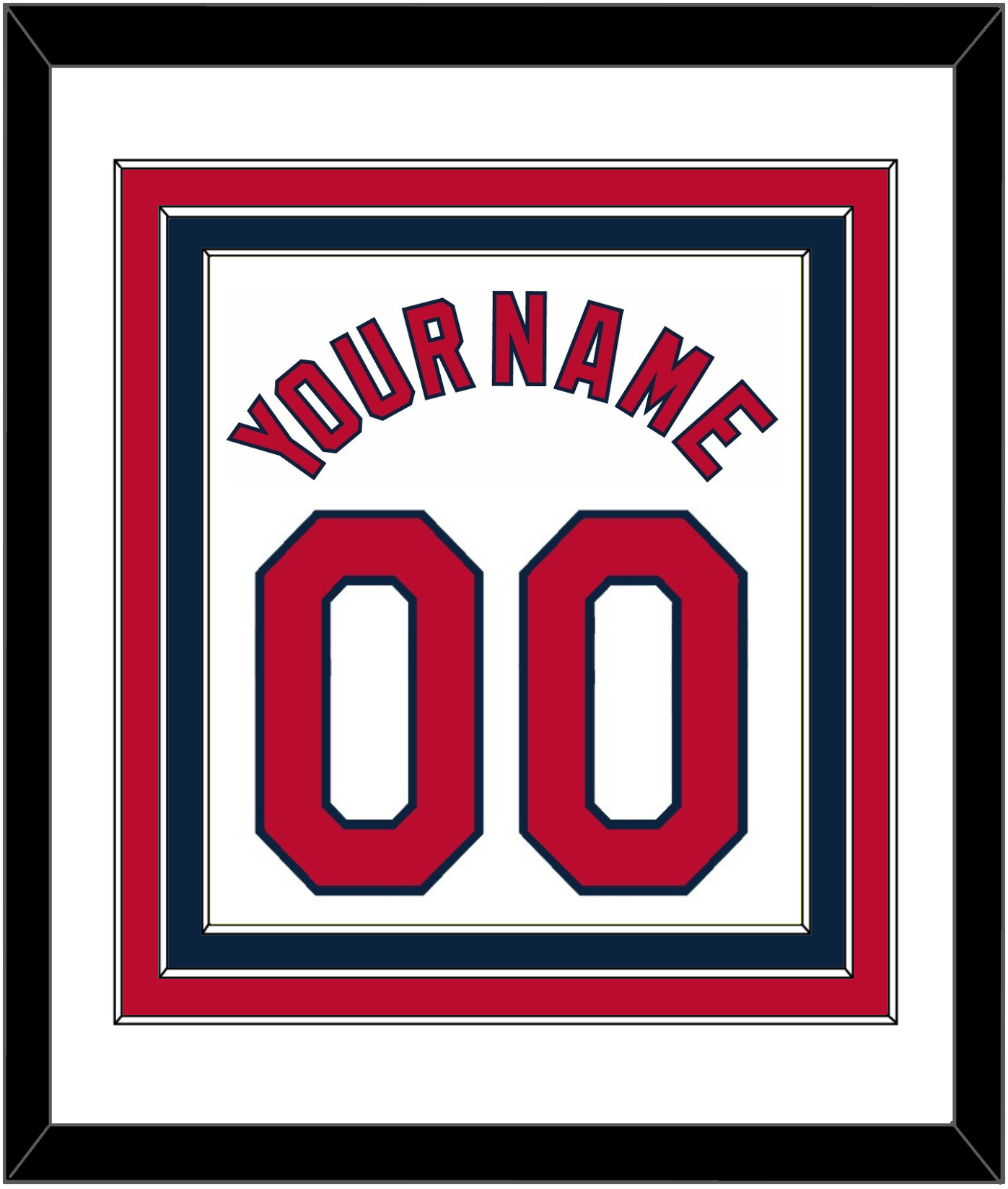 St. Louis Name & Number - Home White (2006-2012) - Premier Tier 1