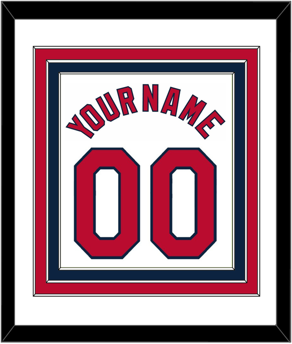 St. Louis Name & Number - Home White (2006-2012) - Triple Mat 1