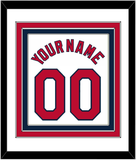 St. Louis Name & Number - Home White (2006-2012) - Triple Mat 1