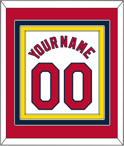 St. Louis Name & Number - Home White (2006-2012) - Premier Tier 2