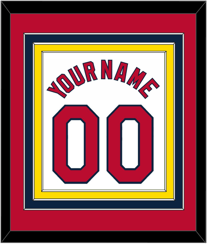 St. Louis Name & Number - Home White (2006-2012) - Premier Tier 2