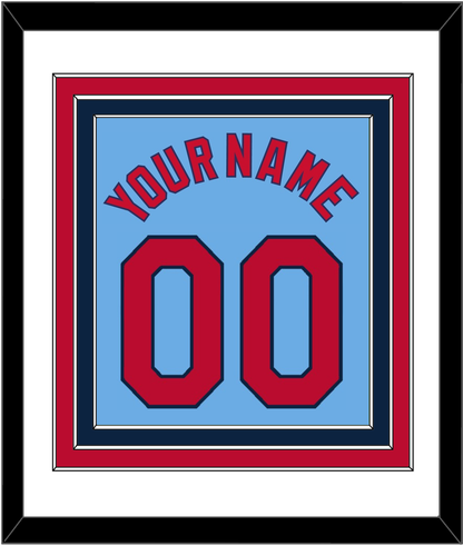 St. Louis Name & Number - Alternate Road Powder Blue - Premier Tier 1