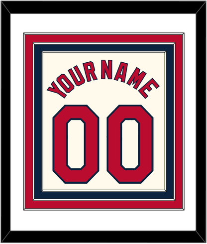 St. Louis Name & Number - Alternate Cream - Premier Tier 1