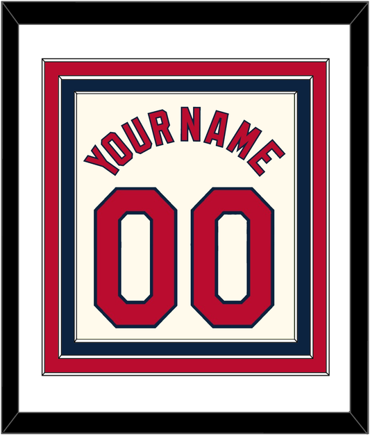 St. Louis Name & Number - Alternate Cream - Premier Tier 1