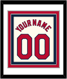 St. Louis Name & Number - Alternate Cream - Triple Mat 1