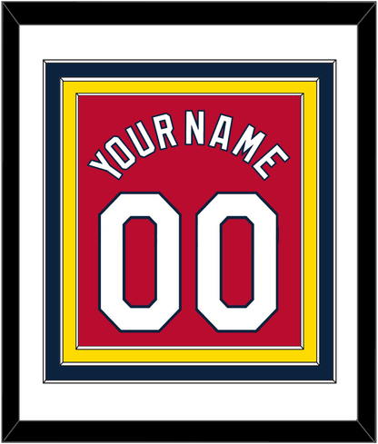 St. Louis Name & Number - Spring Training Red - Premier Tier 1