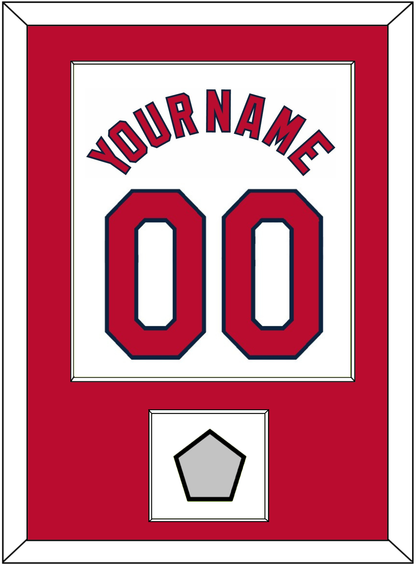 St. Louis Name, Number & World Series Champions Patch - Home White (2006-2012) - Essential Tier 1