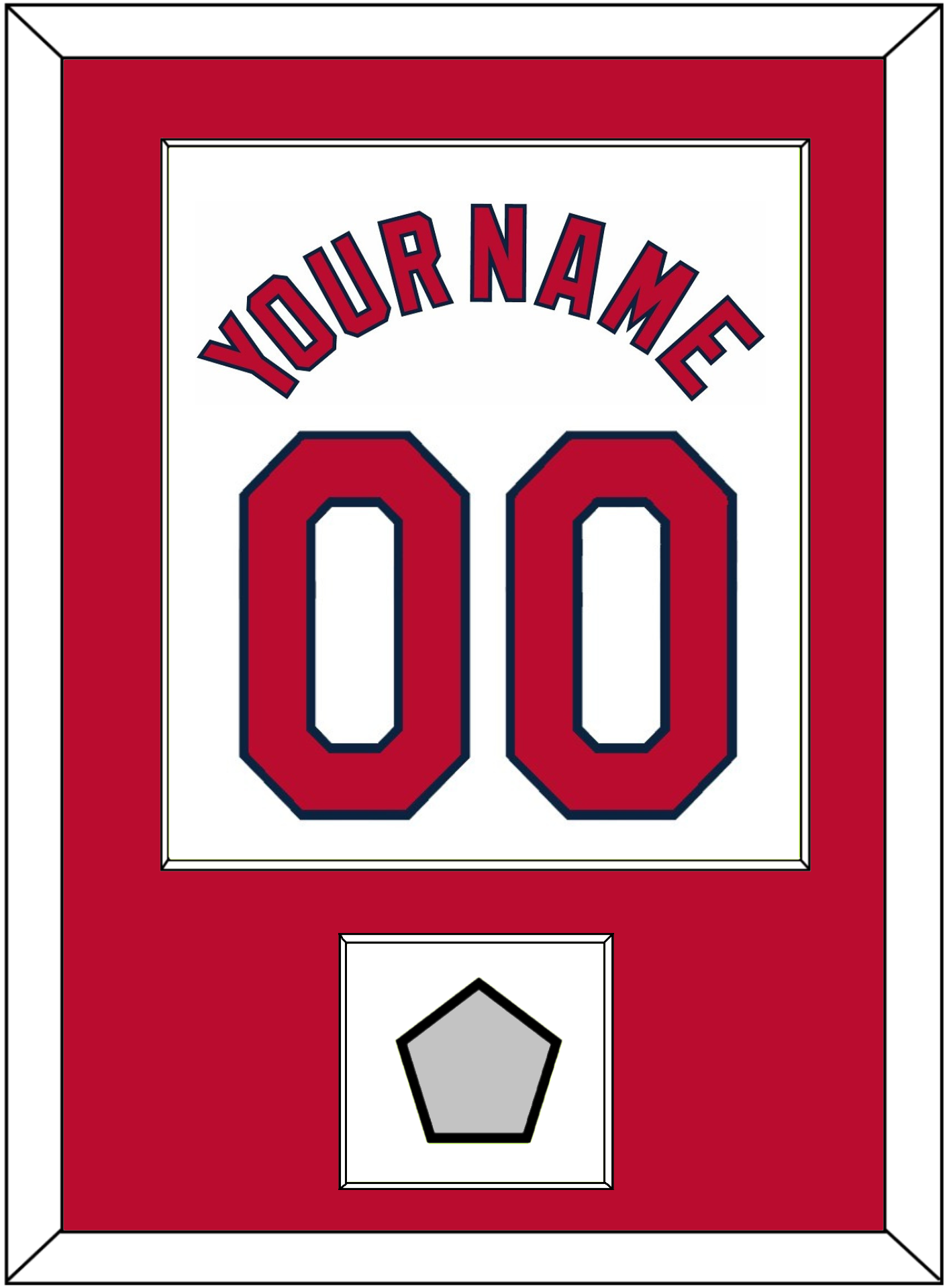St. Louis Name, Number & World Series Jersey Patch - Home White (2006-2012) - Essential Tier 1