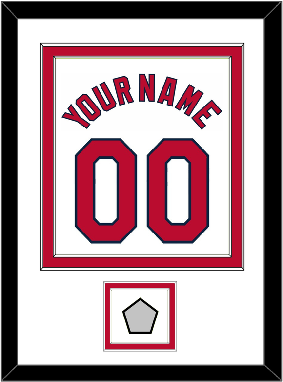 St. Louis Name, Number & World Series Jersey Patch - Home White (2006-2012) - Double Mat 1