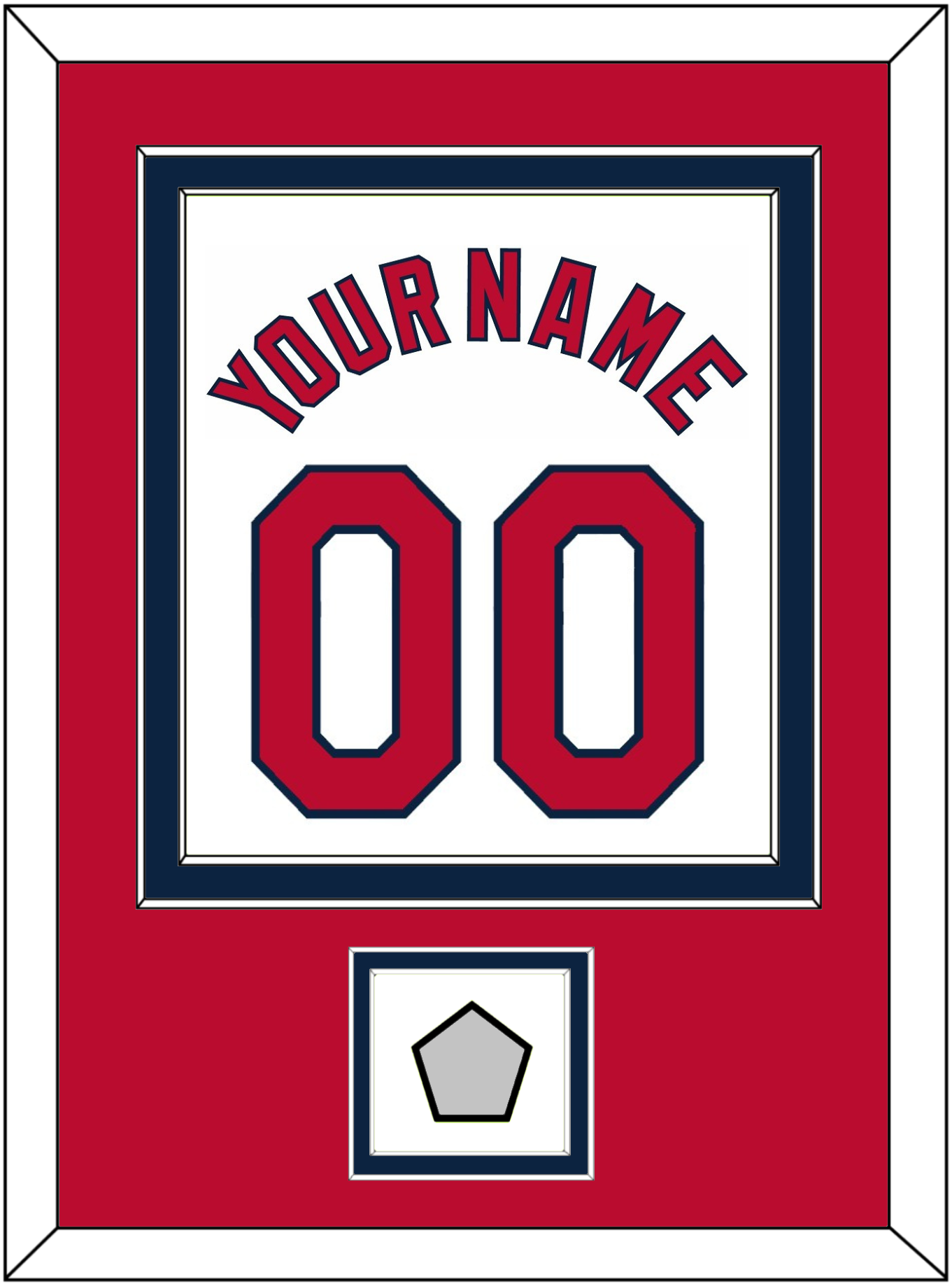 St. Louis Name, Number & World Series Jersey Patch - Home White (2006-2012) - Signature Tier 2