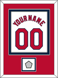 St. Louis Name, Number & World Series Jersey Patch - Home White (2006-2012) - Double Mat 2