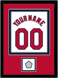 St. Louis Name, Number & World Series Jersey Patch - Home White (2006-2012) - Double Mat 2