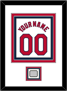 St. Louis Name, Number & World Series Jersey Champions Patch - Home White (2006-2012) - Triple Mat 1