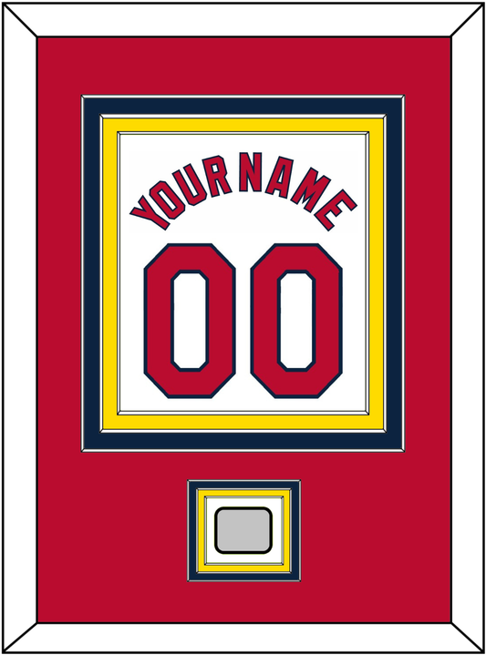 St. Louis Name, Number & World Series Jersey Patch - Home White (2006-2012) - Premier Tier 2
