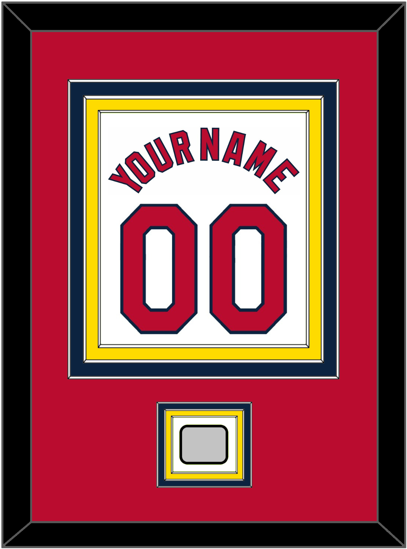 St. Louis Name, Number & World Series Jersey Patch - Home White (2006-2012) - Premier Tier 2