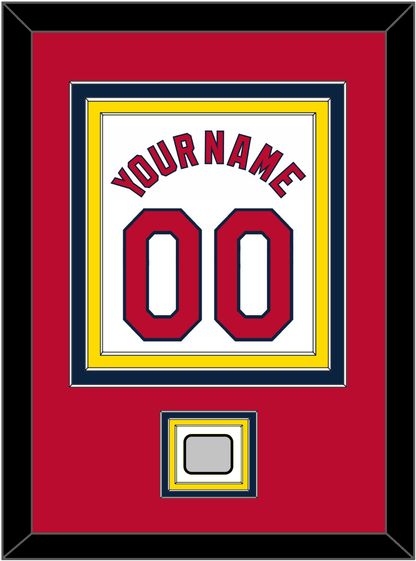 St. Louis Name, Number & World Series Jersey Patch - Home White (2006-2012) - Premier Tier 2