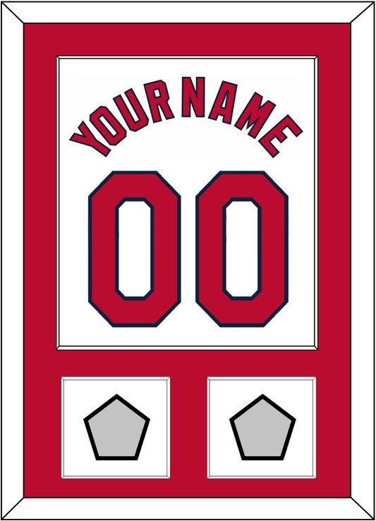 St. Louis Name, Number & 2 World Series Jersey Patches - Home White (2006-2012) - Essential Tier 1
