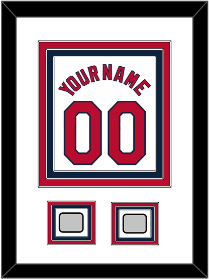 St. Louis Name, Number & 2 World Series Champions Patches - Home White (2006-2012) - Premier Tier 1
