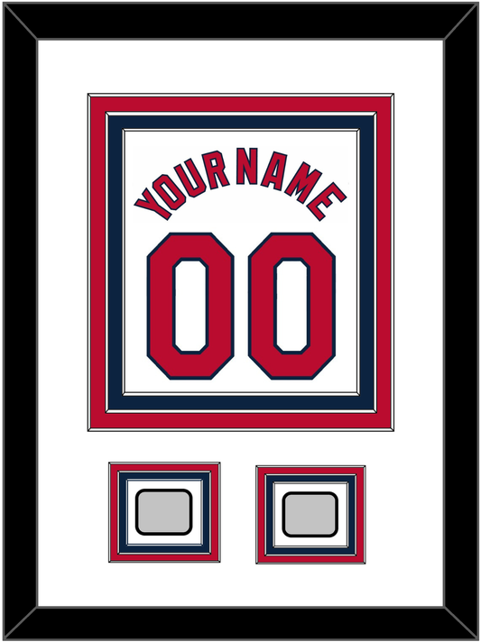 St. Louis Name, Number & 2 World Series Champions Patches - Home White (2006-2012) - Premier Tier 1