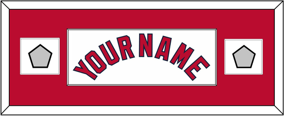 St. Louis Name & 2 World Series Champions Patches - Home White (2006-2012) - Single Mat 2