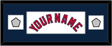 St. Louis Name & 2 World Series Champions Patches - Home White (2006-2012) - Single Mat 4