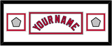 St. Louis Name & 2 World Series Jersey Patches - Home White (2006-2012) - Double Mat 2