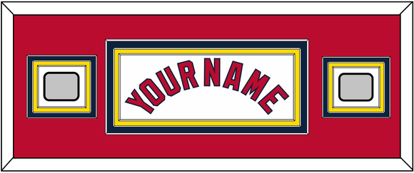 St. Louis Name & 2 World Series Jersey Patches - Home White (2006-2012) - Triple Mat 4