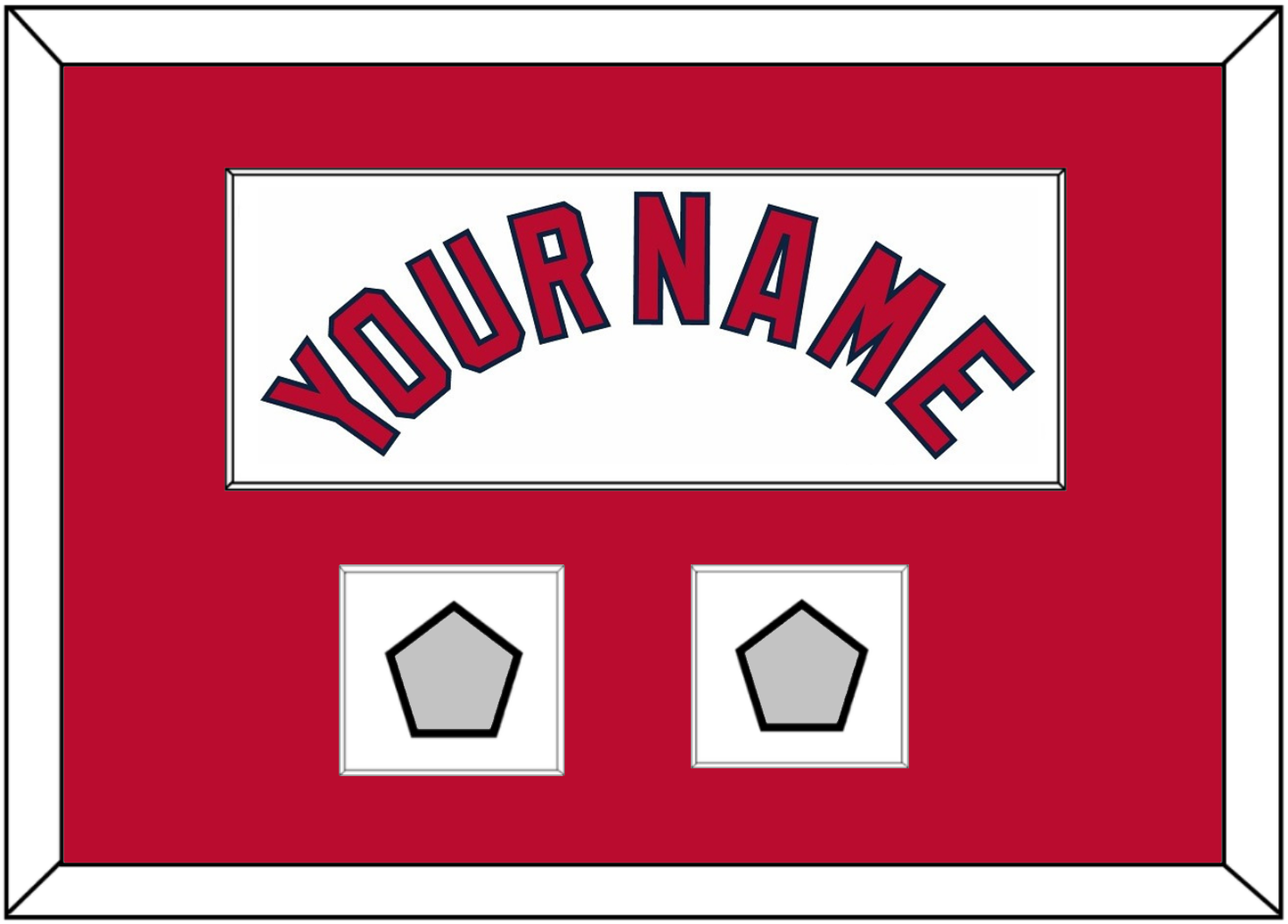 St. Louis Name & 2 World Series Champions Patches - Home White (2006-2012) - Essential Tier 1