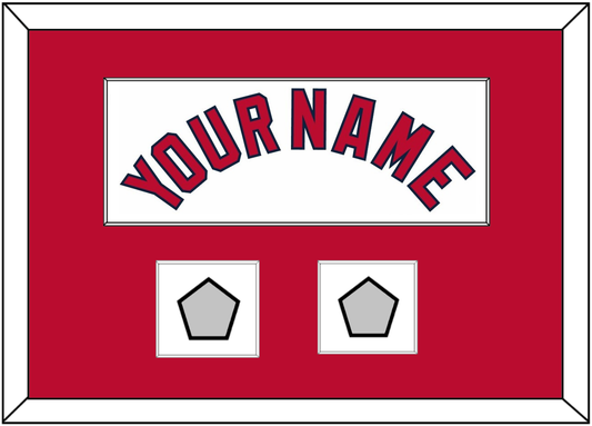 St. Louis Name & 2 World Series Champions Patches - Home White (2006-2012) - Essential Tier 1