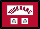 St. Louis Name & 2 World Series Jersey Patches - Home White (2006-2012) - Single Mat 1