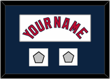 St. Louis Name & 2 World Series Champions Patches - Home White (2006-2012) - Single Mat 3