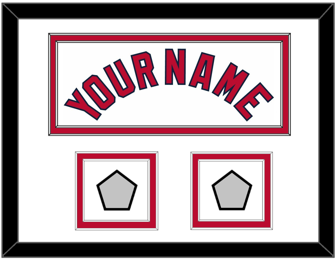 St. Louis Name & 2 World Series Jersey Patches - Home White (2006-2012) - Signature Tier 1