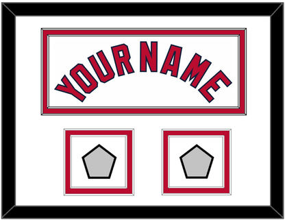 St. Louis Name & 2 World Series Jersey Patches - Home White (2006-2012) - Signature Tier 1