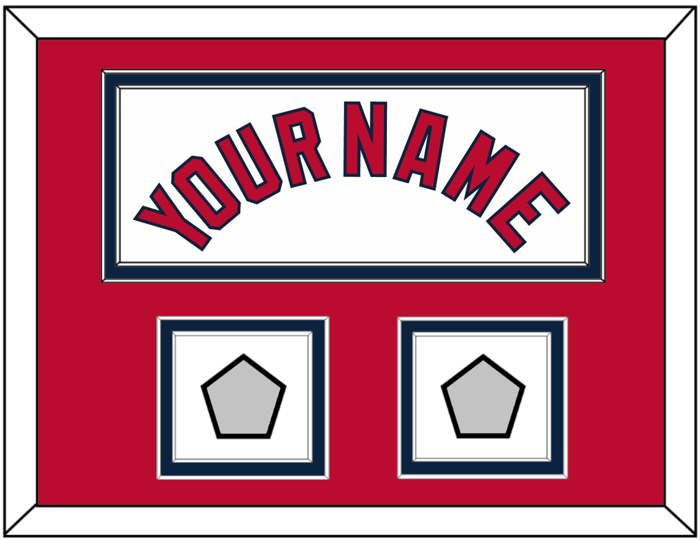 St. Louis Name & 2 World Series Champions Patches - Home White (2006-2012) - Signature Tier 3