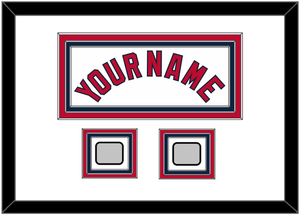 St. Louis Name & 2 World Series Champions Patches - Home White (2006-2012) - Triple Mat 1