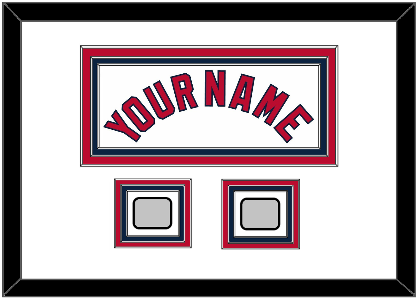 St. Louis Name & 2 World Series Jersey Patches - Home White (2006-2012) - Premier Tier 1