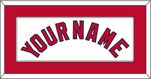 St. Louis Name - Home White - Single Mat 1