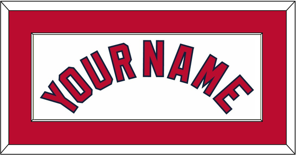 St. Louis Name - Home White - Single Mat 1