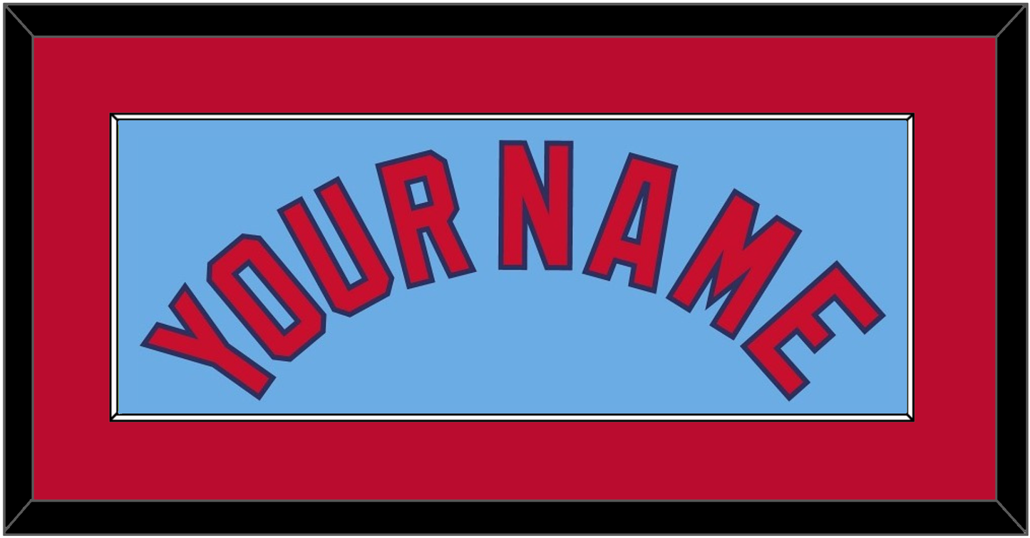 St. Louis Name - Alternate Road Powder Blue - Essential Tier 2