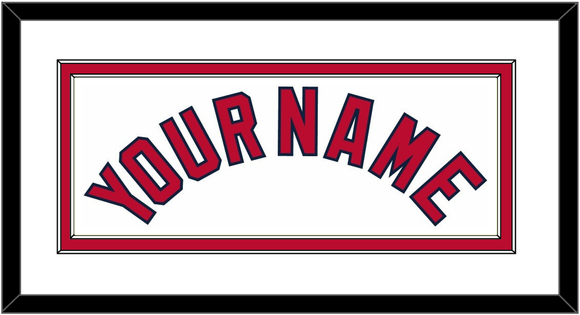 St. Louis Name - Home White - Double Mat 1