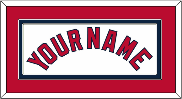 St. Louis Name - Home White - Double Mat 2